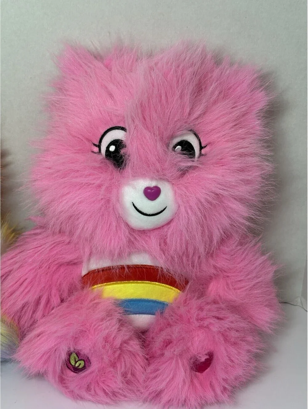 Care Bears Super Fuzzies Plush CHEER & TOGETHERNESS Bear ULTRA RARE
